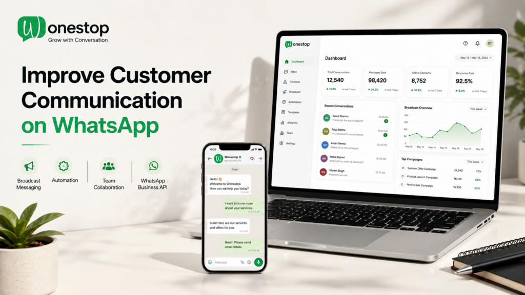 Customer Communication on WhatsApp