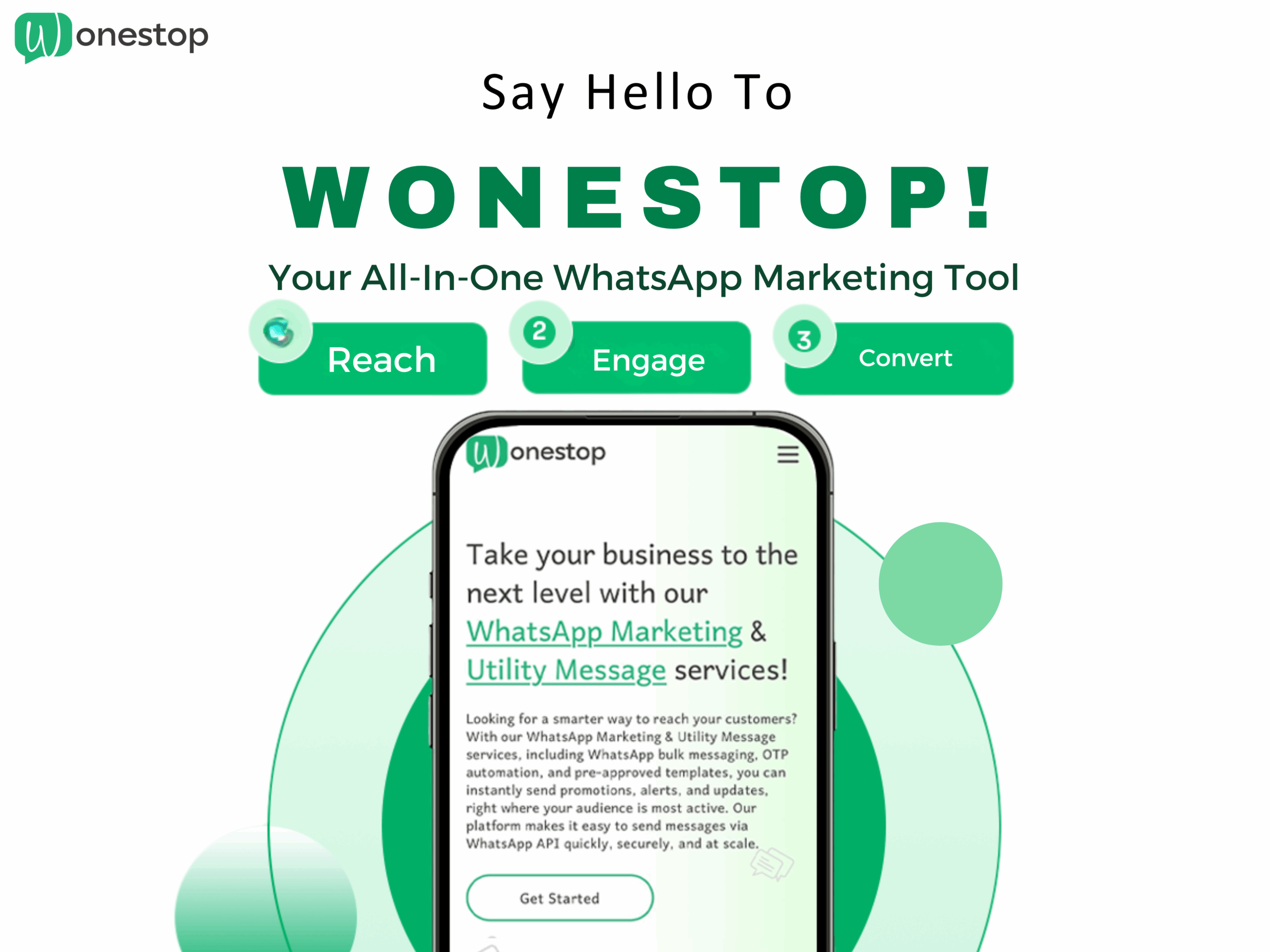 Wonestop: One-Stop Solution for WhatsApp Marketing