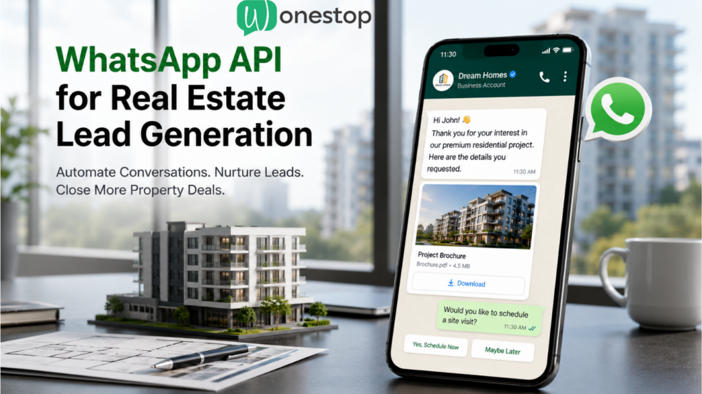WhatsApp API for Real Estate Lead Generation