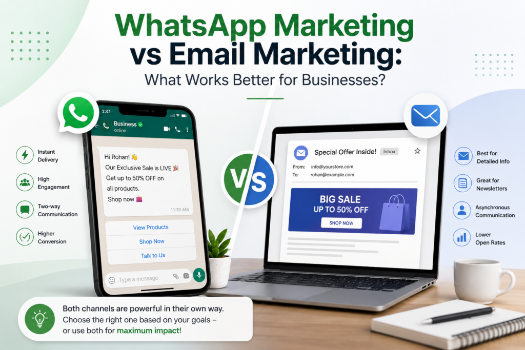 WhatsApp Marketing vs Email Marketing
