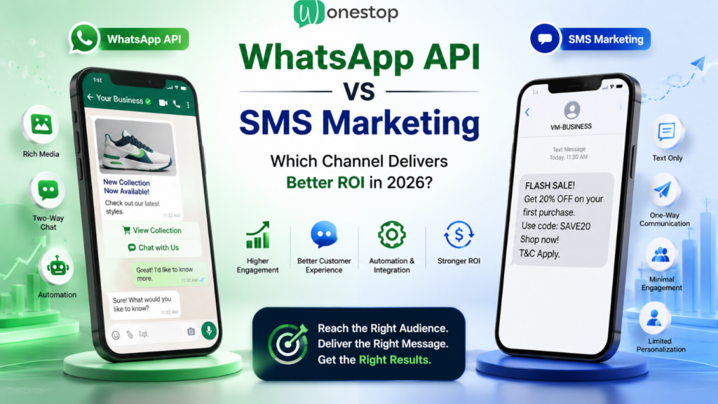 WhatsApp API vs SMS Marketing